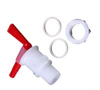 Robinet seau de fermentation en plastique pour distribution de bière maison, vin et bière - Bec verseur compact de 11 x 8 cm pour fûts d'eau, fêtes en plein air et utilisation dans le jardin - (1