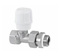 Robinet à visser corps laiton nickelé type droit - filetage 15/21 RBM