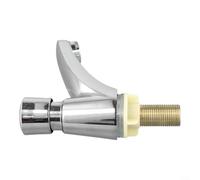 Robinet temporisé à fermeture automatique Chromé Robinet d'économie d'eau pour salle de bain publique cuisine - Vanne d'arrêt automatique en alliage de zinc G1/2