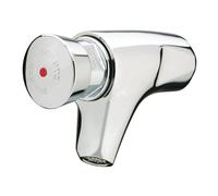 Robinet temporisé - PRESTO - MURAL 504 - EAU CHAUDE - Gris