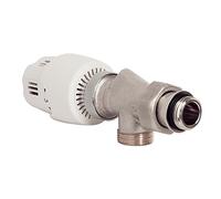 Robinet Thermostatique avec tête 220-3/4 EK (Mâle)/Mâle 15x21(1/2")/Corps Equerre Inversé