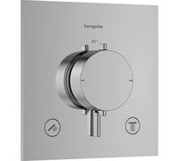 robinet thermostatique encastré Hansgrohe Ecostat Comfort E, pour 2 points de puisage, finition chrome