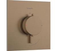 robinet thermostatique encastré Hansgrohe Ecostat Comfort E, pour une seule sortie, finition bronze brossé