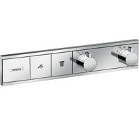 robinet thermostatique encastré Hansgrohe RainSelect pour 2 points de puisage, finition chrome