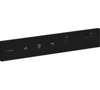 robinet thermostatique encastré Hansgrohe RainSelect pour 3 points de puisage, finition noir mat