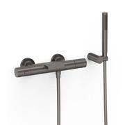 Robinet thermostatique mural pour baignoire et douche Over-wall Graphite - TRES 19017428GR