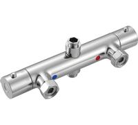 Robinet thermostatique pour douche, robinet mitigeur thermostatique Secure Lock 38, robinet de douche pour eau chaude et froide, robinets de contrôle de la température avec température de l'eau consta