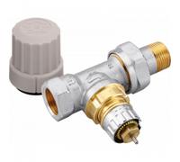 Robinet thermostatisable droit avec préréglage - RA-IN 15 - filetage 15x21 DANFOSS