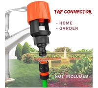 Robinet universel pour tuyau d'arrosage Connecteur de tuyau Mélangeur Adaptateur de robinet de cuisine Orange