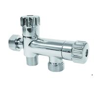 Robinet WC 3 voies - SOMATHERM FOR YOU - anticalcaire chromé - Raccordement douchette hygiène
