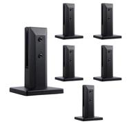 Robinets De Fixation En Acier Inoxydable 304 Pour ClôTure De Piscine, Compatibles Avec Des Verres D'Une éPaisseur De 10 à 14 Mm (3/8" à 9/16"). Installation Sans PerçAge,6 pieces