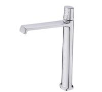 Robinets de Lavabo Chromés à Effet Cascade Eau Chaude Et Froide | Mitigeur Thermostatique Eau Chaude/Eau Froide Mitigeur de Robinetterie pour Salle de Bain Moderne