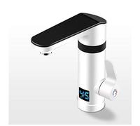 Robinets d'eau Chaude électriques, Robinet d'eau Froide et Chaude avec Affichage de la température LCD, Chaleur instantanée en 3 Secondes, 3000 W, pour Cuisine, Salle de Bain, Toilettes.
