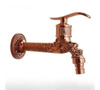 Robinets d'extérieur Bibcocks robinet machine à laver de jardin en laiton Dragon vadrouille extérieur froid pour jardin(Tall color1 F)