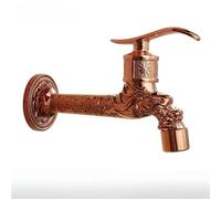 Robinets d'extérieur Bibcocks robinet machine à laver de jardin en laiton Dragon vadrouille extérieur froid pour jardin(Tall color1 E)