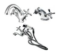 ROBINETTERIE DE BAIN DANS LE STYLE RÉTRO POUR LAVABO BIDET ET BAIGNOIRE NARCISO
