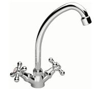 Robinetterie de cuisine Ferro Robinet de cuisine Retro chromé (XR4)