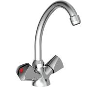 Robinetterie de lavabo 2 poignées SCHÜTTE SAVINO Chrome