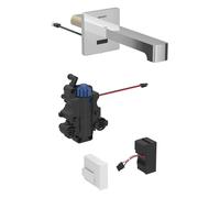 Geberit Brenta - Mitigeur de lavabo thermostatique électronique encastré, longueur 220 mm, alimentation secteur, chrome 116.297.21.1