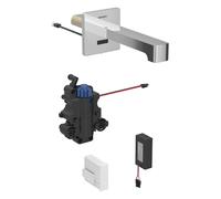 Geberit Mitigeur lavabo encastré Brenta – thermostatique électronique, saillie 220 mm, piles, chrome