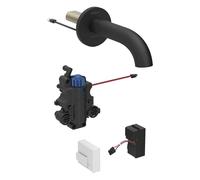 Geberit Piave - Mitigeur de lavabo électronique thermostatique encastré, alimentation secteur, easy to clean, noir mat 116.267.14.1