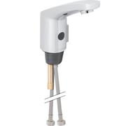 Robinetterie de lavabo Geberit type 185 alimentation par pile Chromé brillant - GEBERIT 116.255.21.1