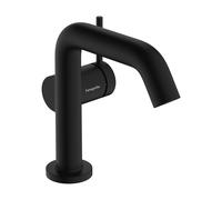 Robinetterie de lavabo hansgrohe Tecturis S 110 Fine CoolStart, EcoSmart+, sans garniture d'écoulement, portée 130 mm, 73321670, Couleur: noir mat