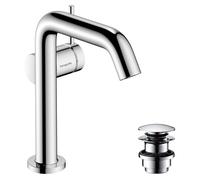 Robinetterie de lavabo hansgrohe Tecturis S 150 Fine CoolStart, EcoSmart+, avec vidage PUSH, portée de 139 mm, 73340000, Couleur: chrome