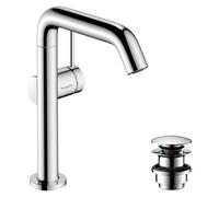 Hansgrohe Mitigeur lavabo Tecturis S – bec pivotant 15,4 cm – vidage à pression – chrome 73360000