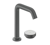 Robinetterie de lavabo hansgrohe Tecturis S à 2 trous, 150 CoolStart, EcoSmart+, portée 139 mm, 73353340, Couleur: Chrome noir brossé