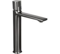 Robinetterie de lavabo Tores en graphite, haute, clic-clac