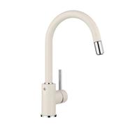 Blanco Mida S - Robinetterie d’évier avec bec extractible, blanc doux/chrome 526968