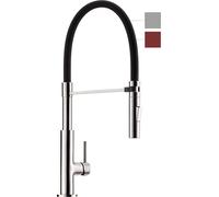 Robinetterie DRIVE 4 avec bec coudé en flexible Soft-Touch / mitigeur monocommande