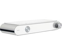 Robinetterie thermostatique Duravit thermostat de douche apparent, 1 consommateur, TH4220001005, Couleur: chrome/blanc brillant