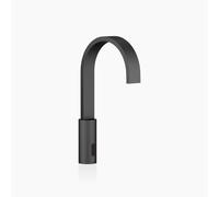 Robinetteries de lavabo MEM de Dornbracht avec fonction électronique d'ouverture et de fermeture, sans vidage, fonctionnement sur piles et sur secteur, 44521782-33, Couleur: Noir Mat
