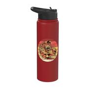 Robo Scorpion Steampunk Scorpions Animaux du Monde Stainless Steel Insulated Water Bottle