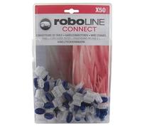 ROBOLINE Lot de 50 connecteurs de ligne pour tondeuses robots