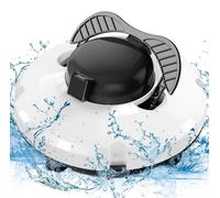 Robot aspirateur de piscine - Nettoyeur de piscine automatique - Sans fil - Batterie 5200 mAh - Rechargeable - Chargeur secteur avec prise européenne