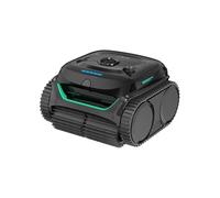 Robot aspirateur de piscine sans fil C2, nettoyage des parois et de la ligne d'eau, double filtration, pour piscines enterrées jusqu'à 150 m², noir