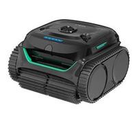 Robot aspirateur de piscine sans fil C2, nettoyage des parois et de la ligne d'eau, double filtration, pour piscines enterrées jusqu'à 150 m², noir
