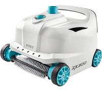 Robot aspirateur pour piscine Intex 28005 à propulsion hydraulique, double brosse et filtre fin de 0,15 mm pour piscines de 38 mm