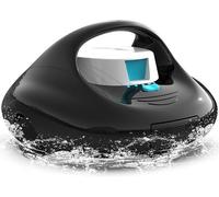 Robot de piscine 2026, batterie offrant 130 minutes d'autonomie, nettoyage puissant, aspirateur de piscine automatique sans fil, double moteur, adapté aux piscines à fond plat jusqu'à 80 m², couleur n