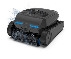 Robot de piscine AIRROBO CP400 Lite Robot nettoyeur de piscine pour sol/murs/ligne d'eau, aspirateur de piscine sans fil, autonomie de 150 min