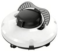 Robot de piscine - Aspirateur automatique sans fil - Batterie 5200 mAh - Rechargeable - Pour piscines hors sol et enterrées - Blanc