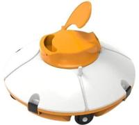 Robot de Piscine Autonome Bestway Frisbee, Nettoyage Fond Plat, Piscines jusqu'à 15m², Batterie Rechargeable