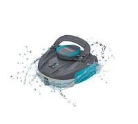 Robot piscine Bestway Agathe rechargeable Fond plat jusqu'à 15 m² 3400 mAh 22 W Gris foncé et accents turquoise