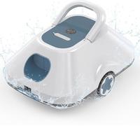 Robot de piscine rechargeable sans fil, modèle 2026. Aspirateur de piscine pour piscines hors-sol, autonomie jusqu'à 210 minutes, stationnement automatique. Grand aspirateur de piscine pour piscines h