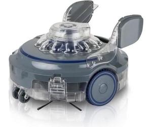 Robot de Piscine sans Fil GRE RBR120, Batterie Rechargeable, Pour Piscines Jusqu'à 12 x 5 m, Débit 100L/min, Brosse Rotative