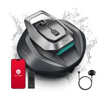 Robot de piscine Ultenic Pooleco, 5200 mAh, 90 min, 3 moteurs sans balais, nettoyage automatique, réservoir de 2,5 L, station d'accueil automatique, avec télécommande et application
