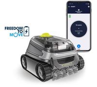 Robot de piscine automatique Zodiac CNX-Li 5220 iQ sans fil pour bassins jusqu'à 10 x 5 m gris
